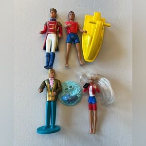 LOT 4 Of Vintage McDonalds Barbies & Ken’s